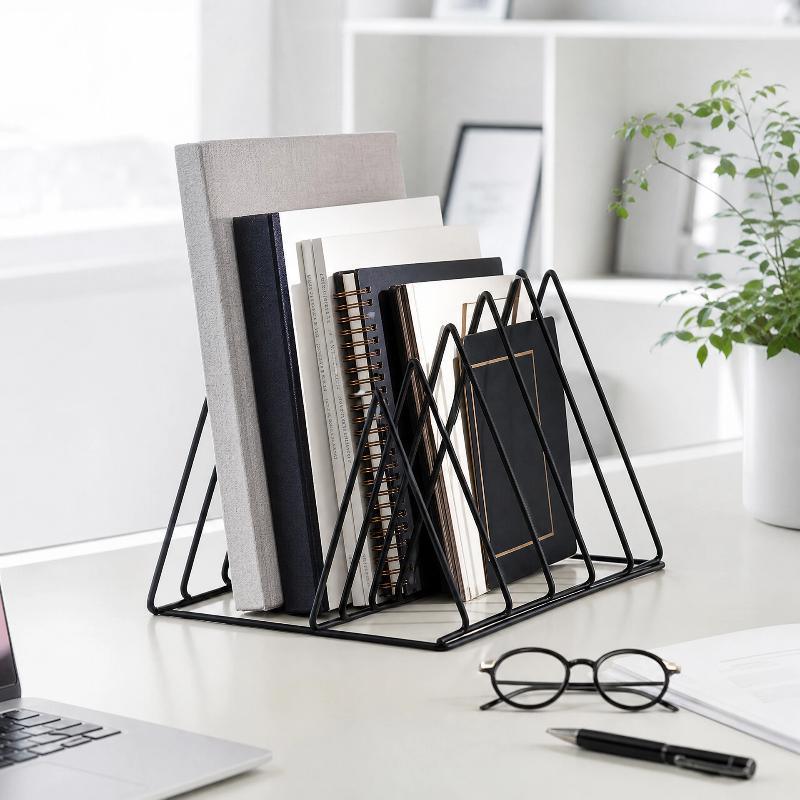 New 5/9 Grid Storage Rack Tria - Magazine Holder Rack ulasan dan harga