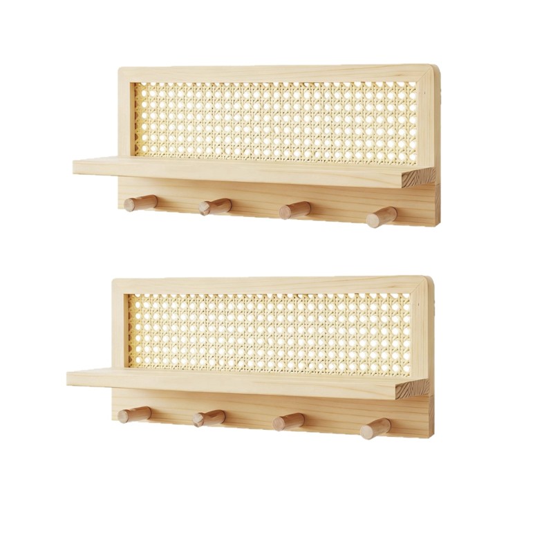 AT05-Woven Key Hook And Magazi - Magazine Holder Rack ulasan dan harga