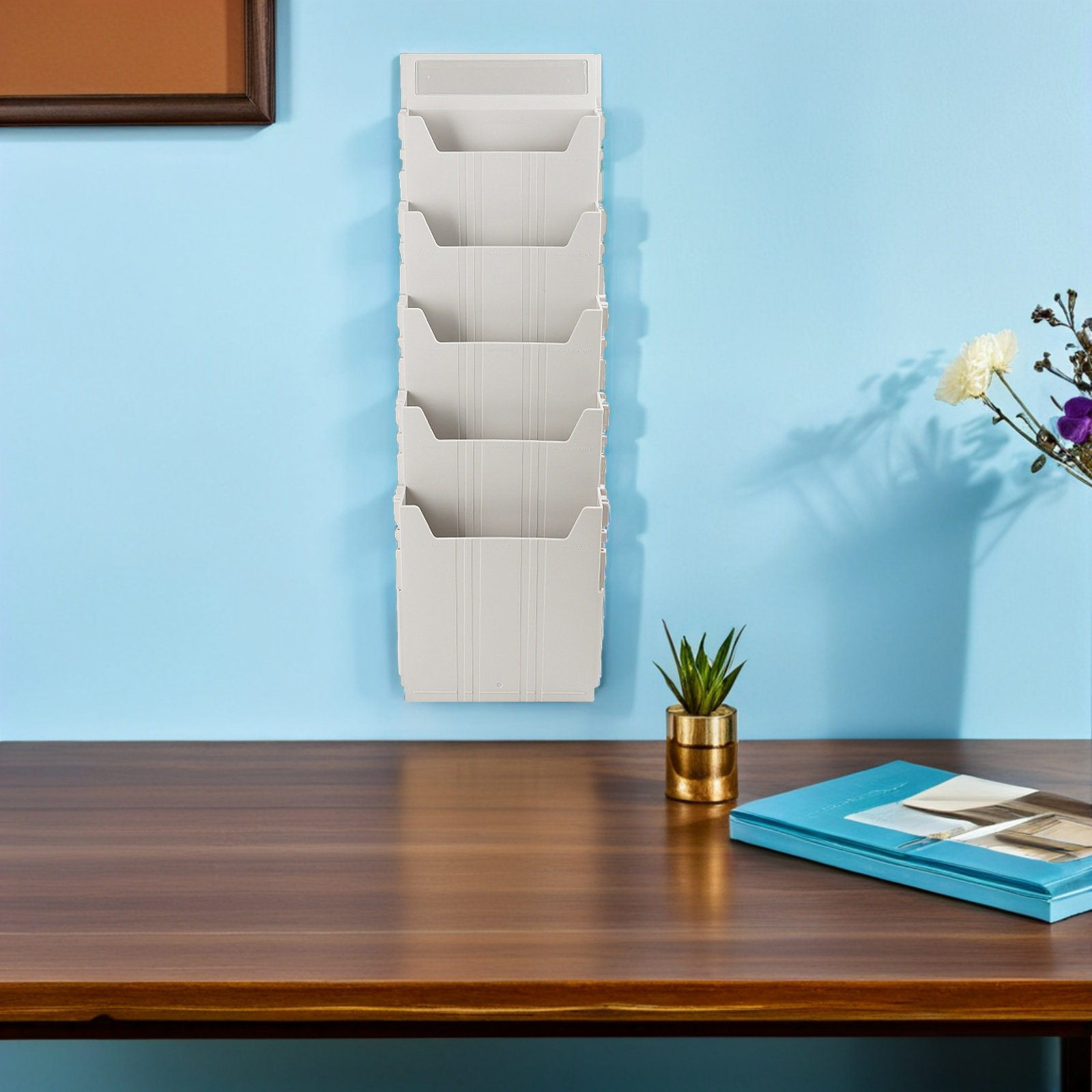 Wall Mounted Magazine Holder E - Magazine Holder Rack ulasan dan harga