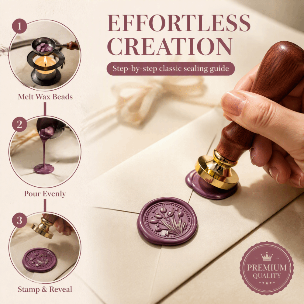 20 Pcs/set Zinc Alloy Wax Seal - Wax Seal Stamp Set ulasan dan harga
