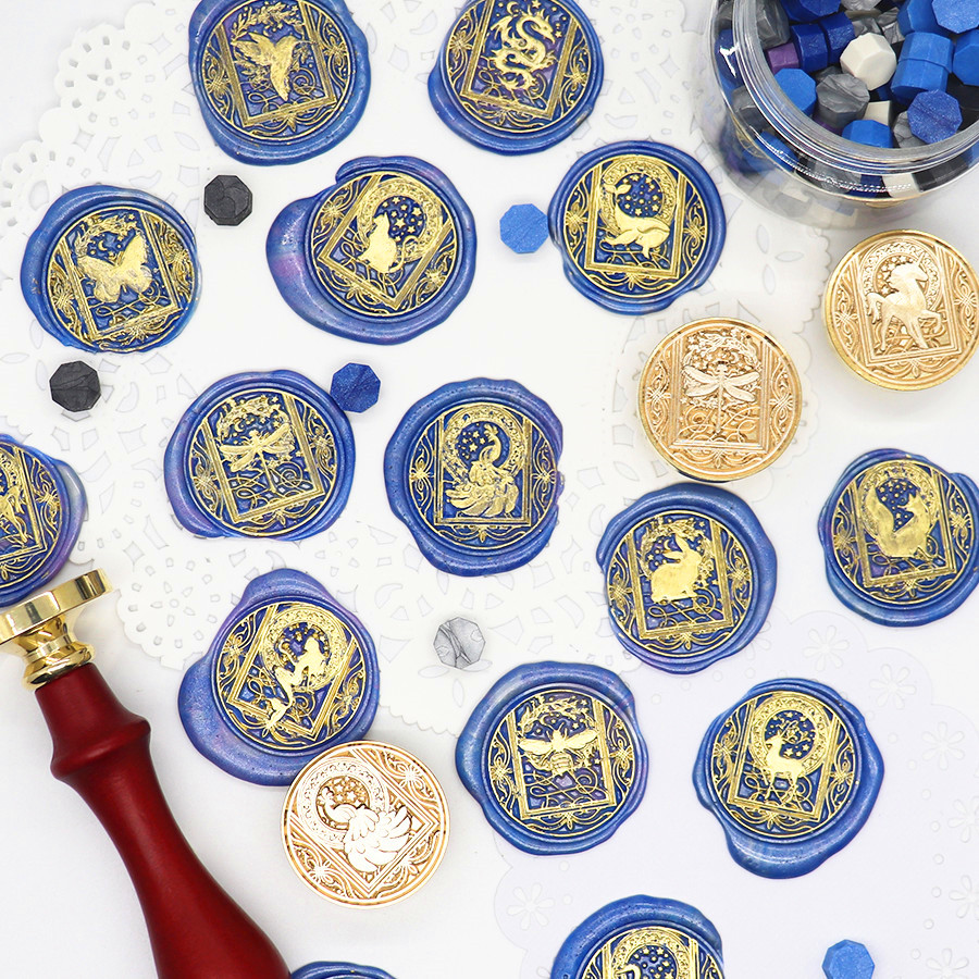 Sky Animal Wax Seal Stamp Vint - Wax Seal Stamp Set ulasan dan harga