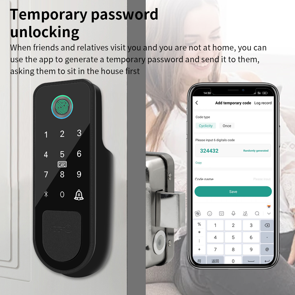 Outdoor Tuya Smart Home Door L - Letter Opener Brass ulasan dan harga